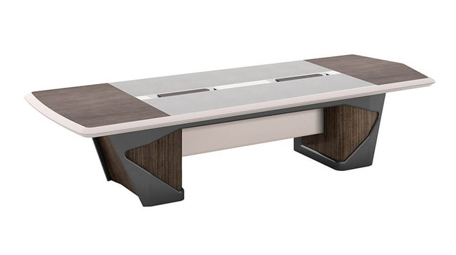 طاولة غرفة اجتماعات خشبية حديثة للمكتب