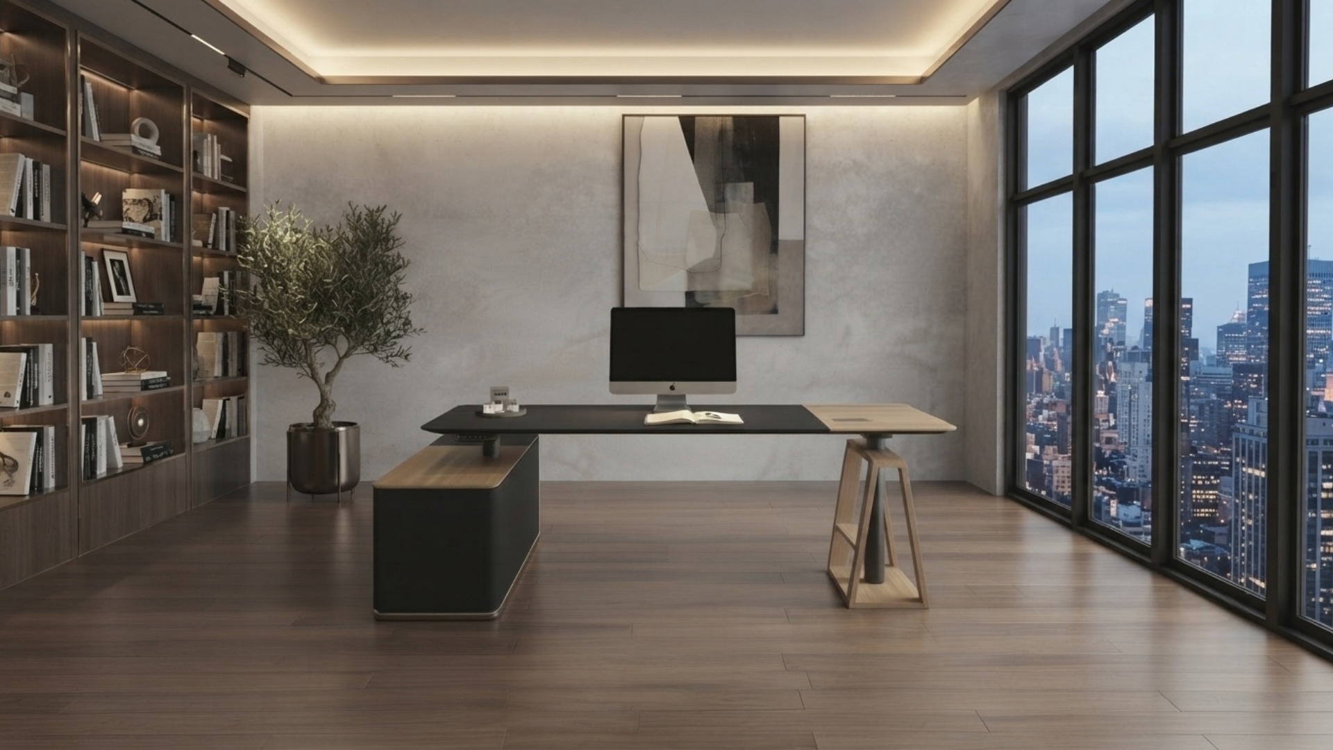 standing ceo desk (2) مكتب الرئيس التنفيذي الدائم (2)