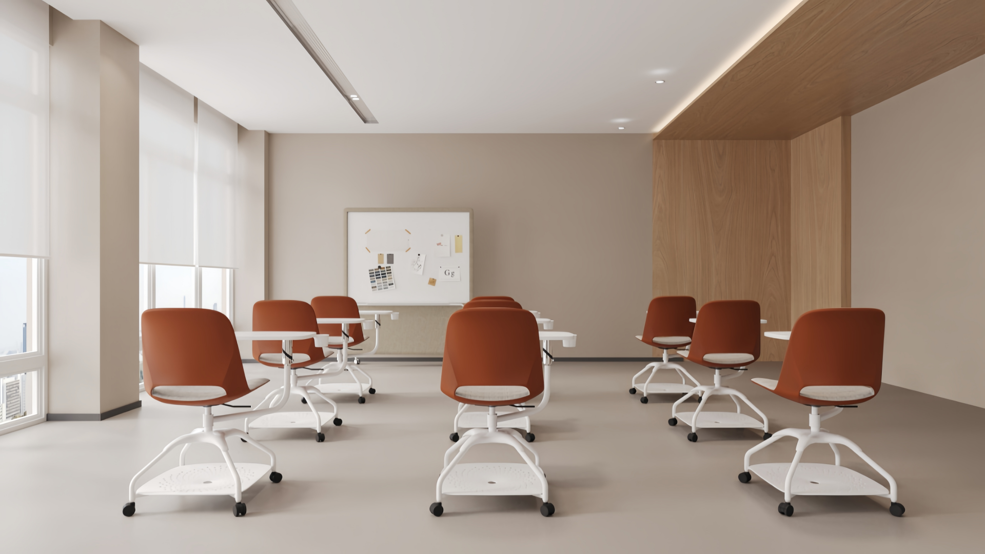 office traning chair (4) كرسي التدريب المكتبي (4)