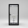 HongYe Black Office Phone Booth لمساحة الخصوصية لشخص واحد