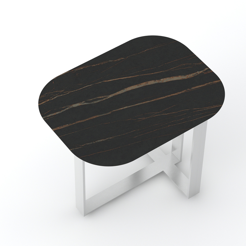 طاولة قهوة مخصصة مصنوعة من Sinteredstone للرفاهية