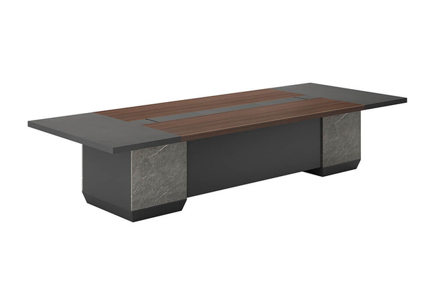 طاولة غرفة اجتماعات خشبية حديثة للمكتب