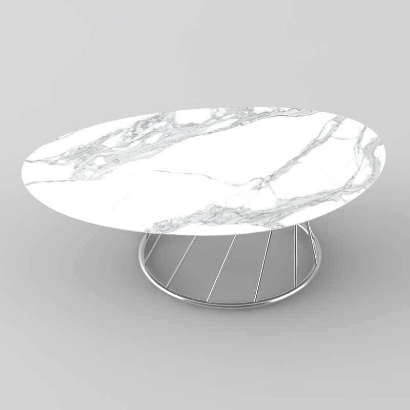 طاولة القهوة الفاخرة Sinteredstone حسب الطلب