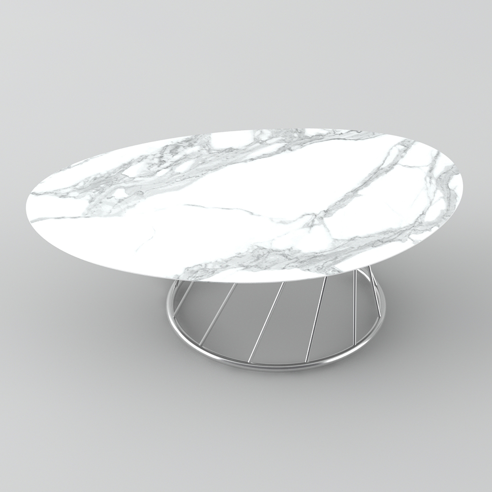 طاولة القهوة الفاخرة Sinteredstone حسب الطلب