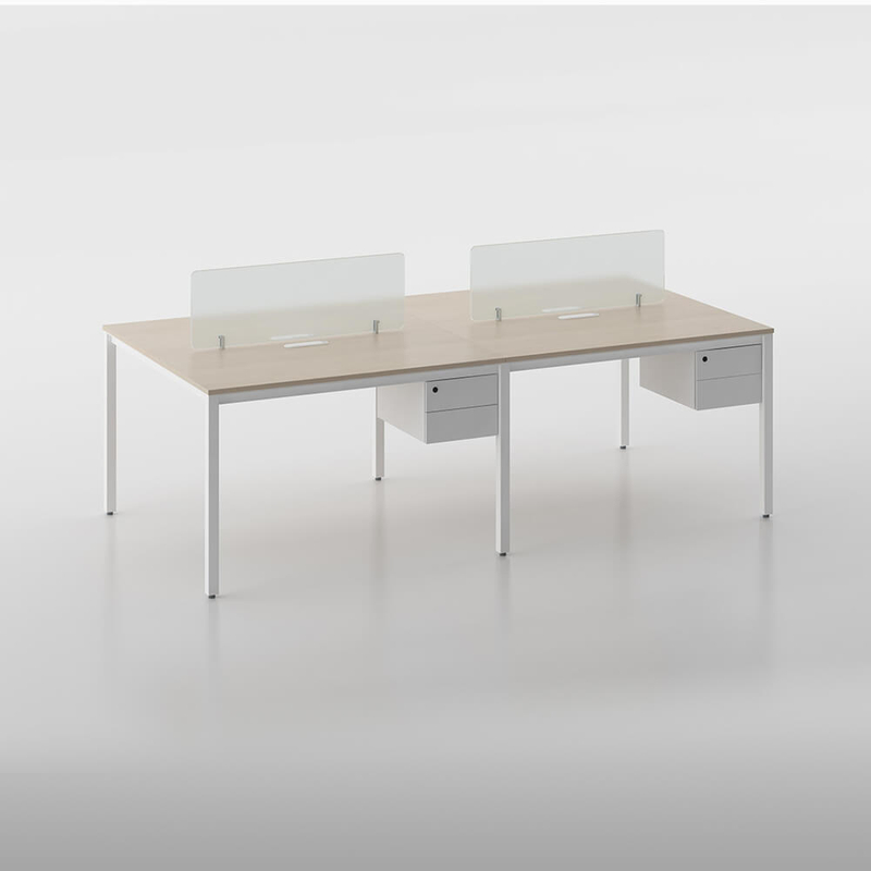 4 أشخاص مكتب محطة العمل للمكتب