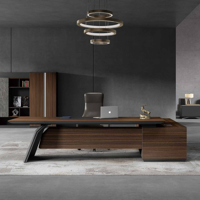 مكتب تنفيذي سلسلة JIANGNAN ZHUPIN |W2800 * D2600 * H760 (مم) |W3200 * D2600 * H760 (مم)